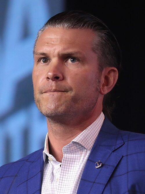 Official portrait of Pete Hegseth